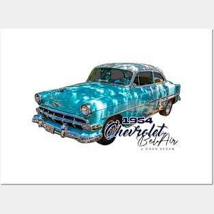 1954 Chevrolet BelAir 2 Door Sedan Posters and Art